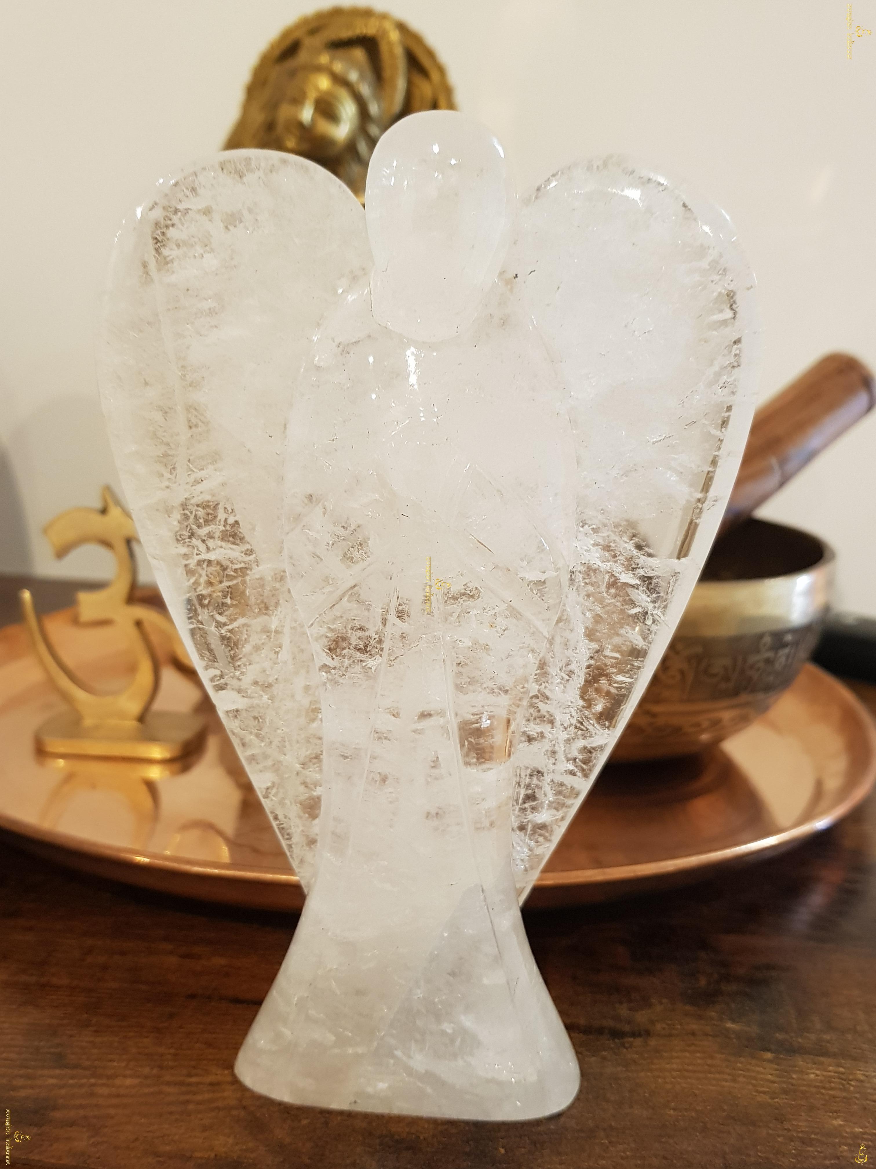 Statue Ange en Cristal de Roche