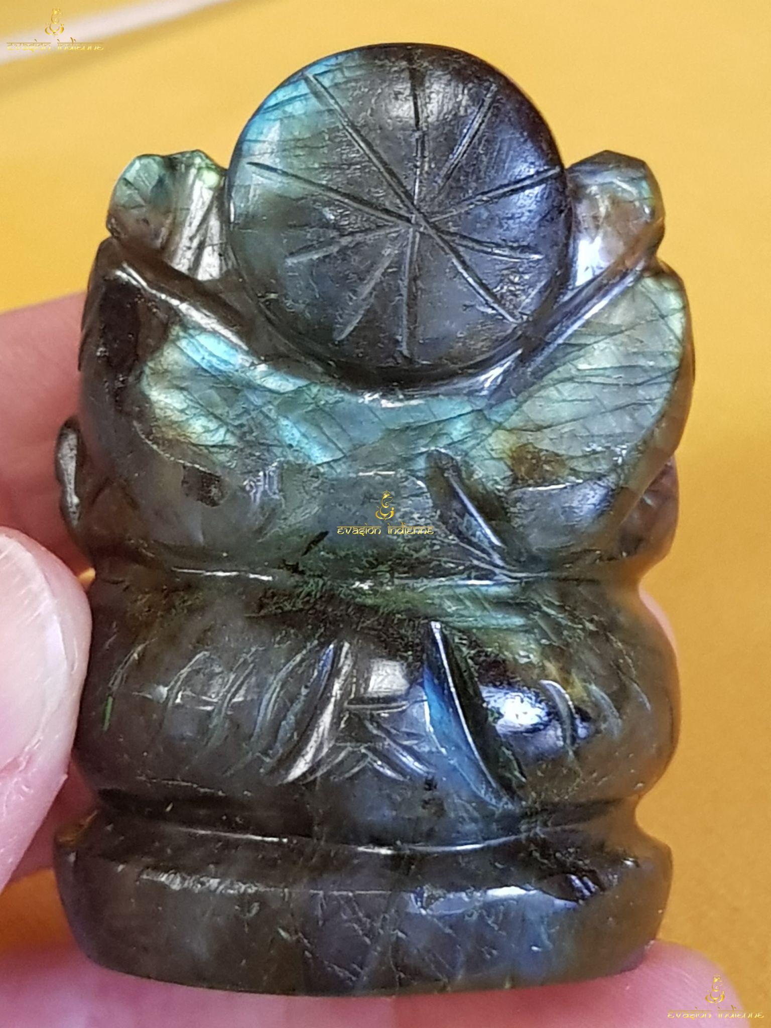 Statue Ganegh en Labradorite